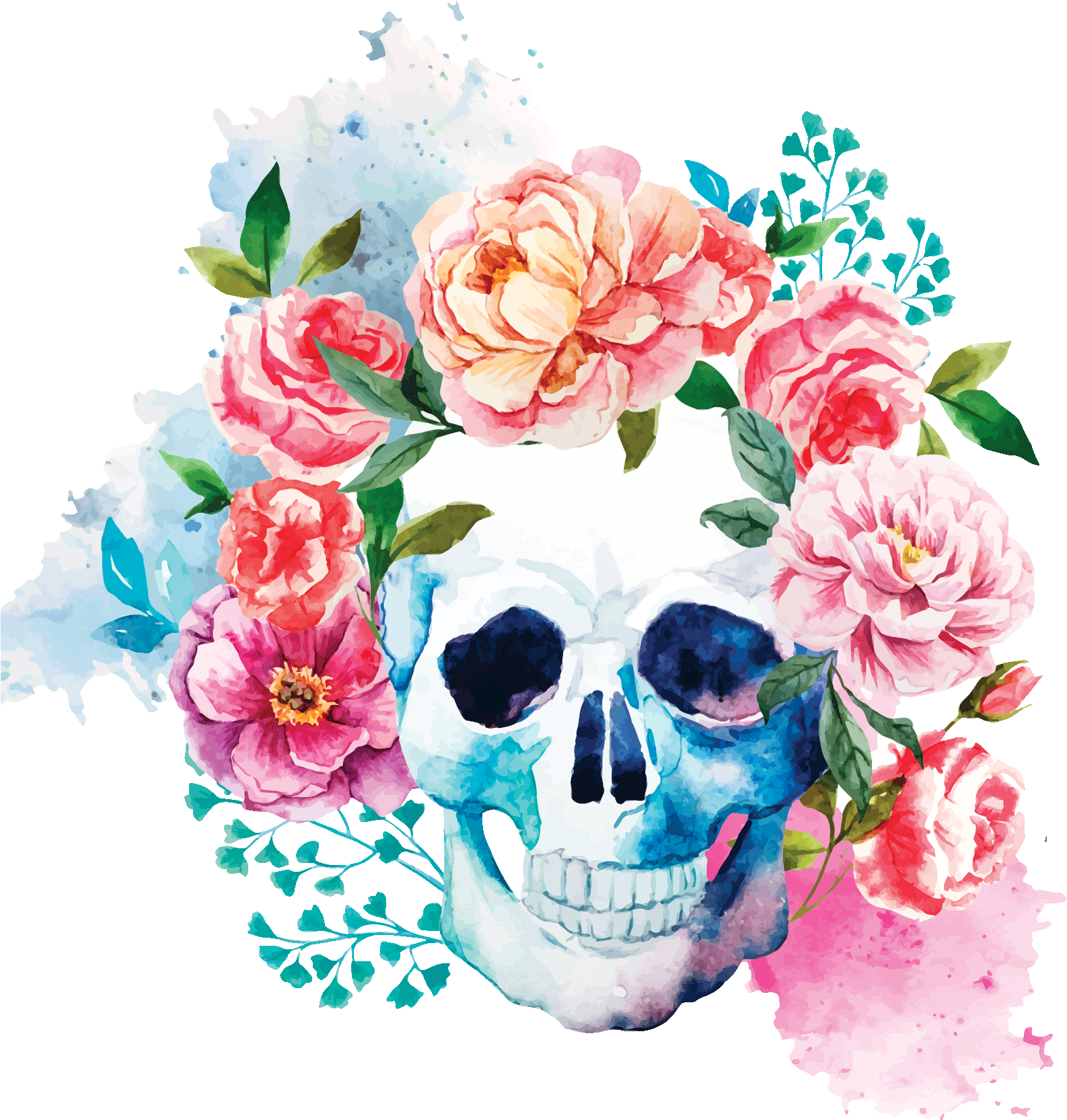 Temporary Tattoo Buy Feathers - Dotted Journal Writing Ideas A, Floral Inspiration (2000x2000), Png Download