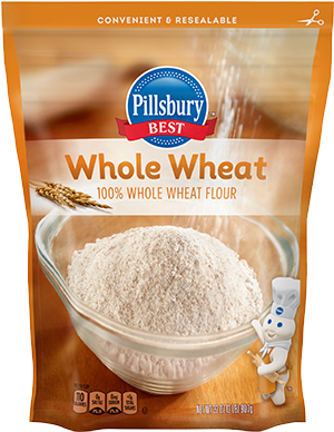 Best™ 100% Whole Wheat Flour - Pillsbury Best 100% Flour, Whole Wheat - 32 Oz (400x400), Png Download