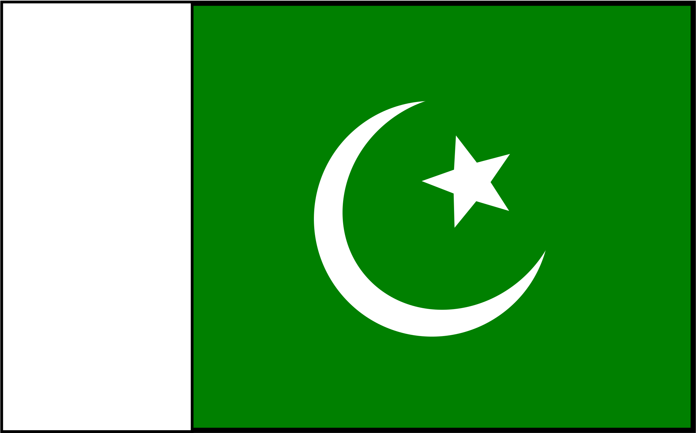 Clipart - Flag Of Pakistan Clip Art (2400x3394), Png Download