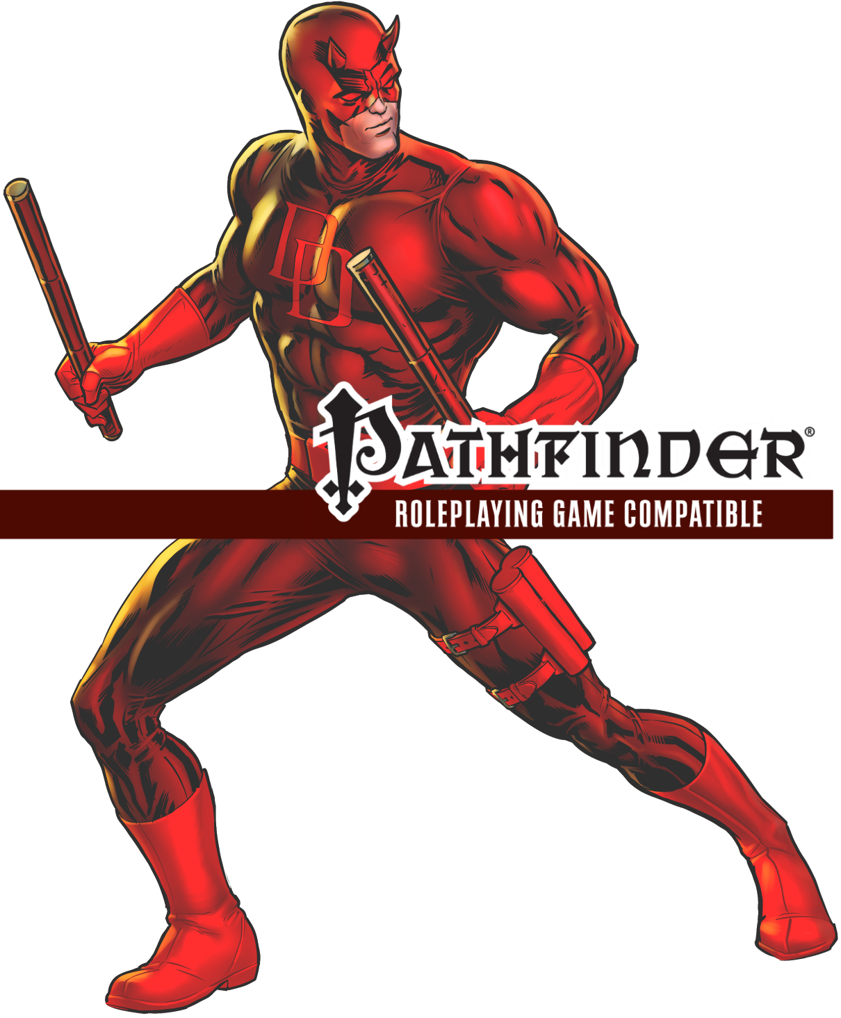 Daredevil Marvel Pathfinder - Daredevil Marvel (1210x1465), Png Download