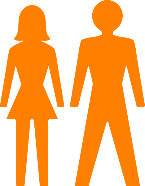 Man And Woman Symbol Png Download - Man And Woman Icon Vector (468x600), Png Download