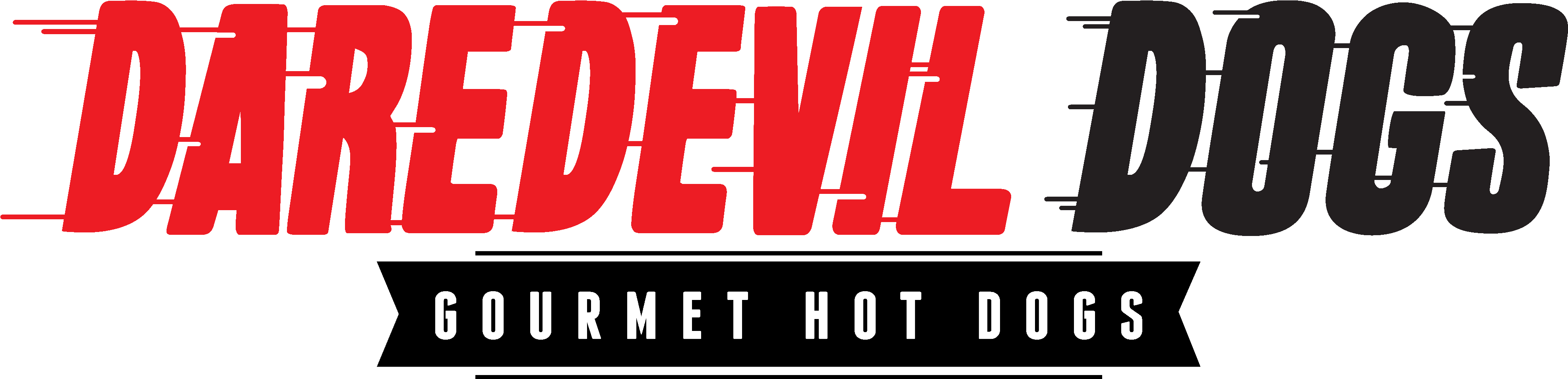 Daredevil Dogs Hot Dog Lunch - Daredevil (4214x1513), Png Download