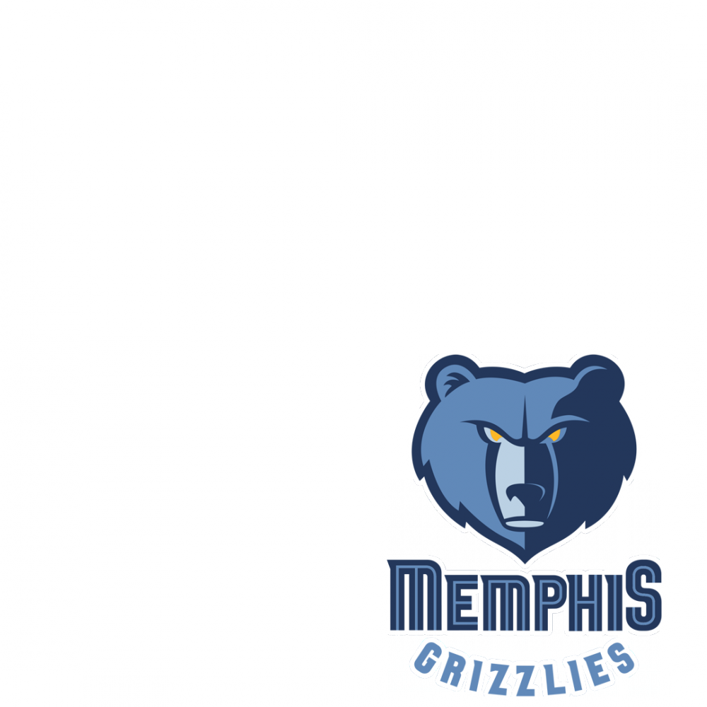 Go, Memphis Grizzlies - Denver Nuggets Vs Memphis Grizzlies (1000x1000), Png Download