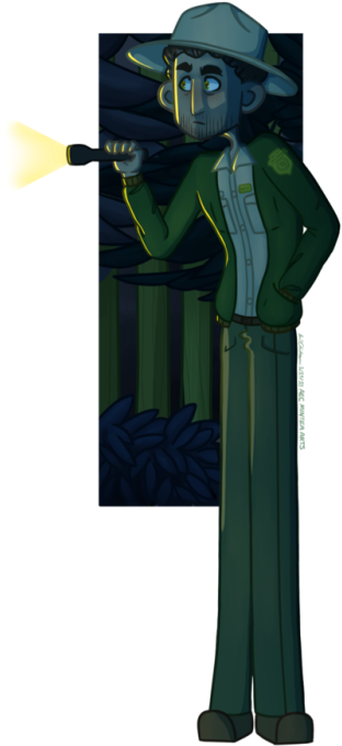 Duck Newton Chosen One Disgruntled Ranger Boy - Digital Art (500x750), Png Download