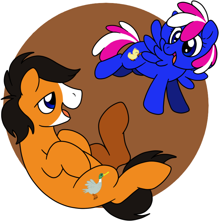 Perfectpinkwater, Duck Hunt, Earth Pony, Pegasus, Ponified, - Deviantart (800x800), Png Download
