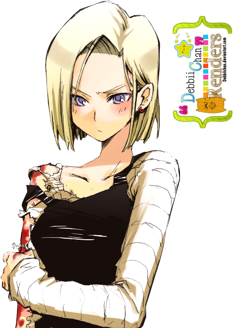 Android 18 Wallpapers - Androide 18 (500x669), Png Download