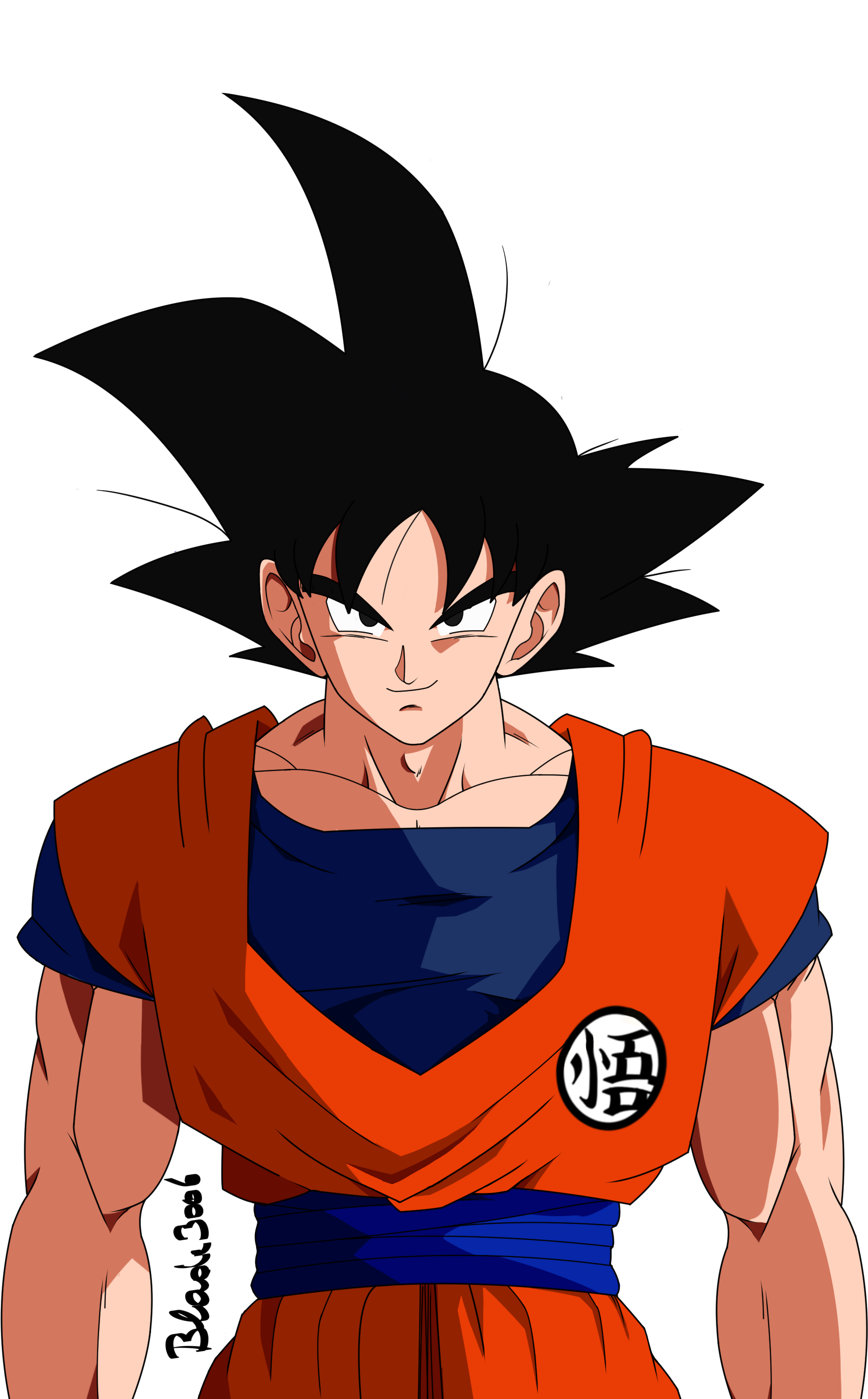 Goku Art Android 18 Drawing - Drawing (4000x3186), Png Download