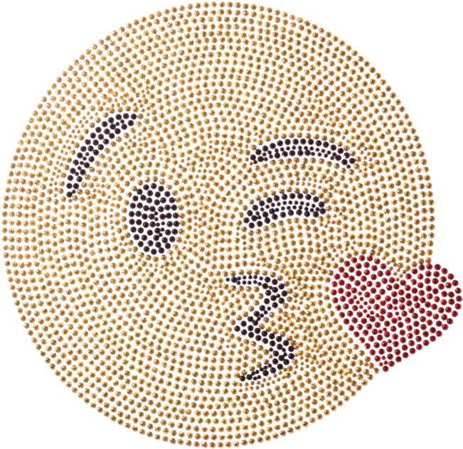 Wink Kiss Emoji - Emoji (686x1024), Png Download