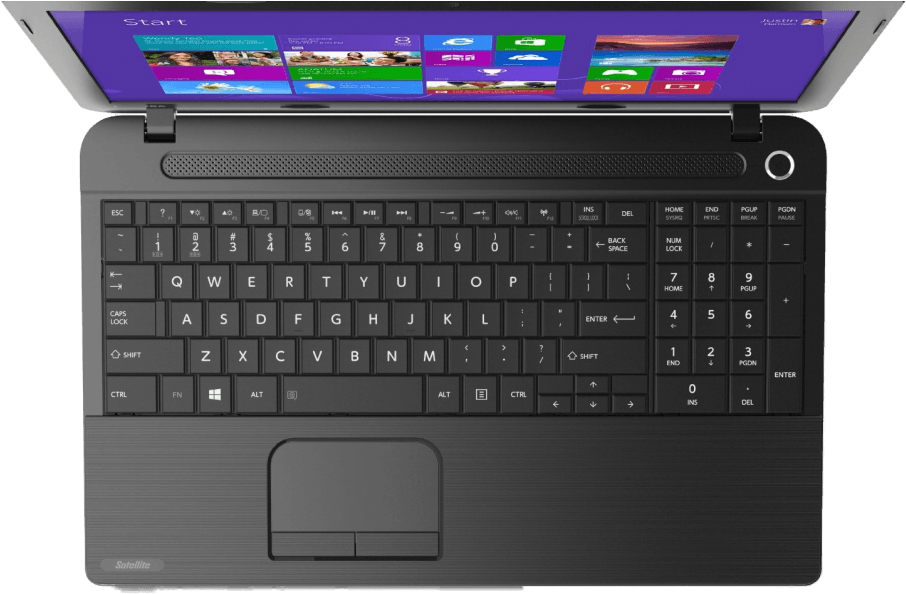 Laptop Toshiba Satellite C55d A5380 (940x620), Png Download