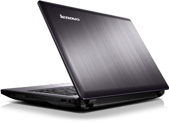 Lenovo Laptop Lenovo Z480 Gray Back - Lenovo Laptop Models 2014 (400x300), Png Download