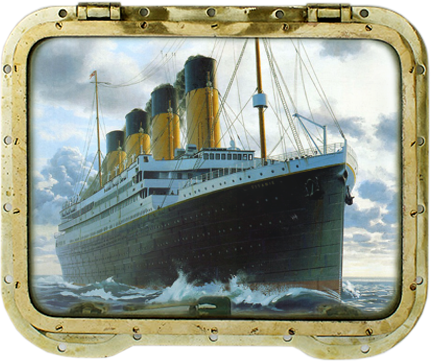 Titanic - Exploring The Titanic [book] (431x361), Png Download