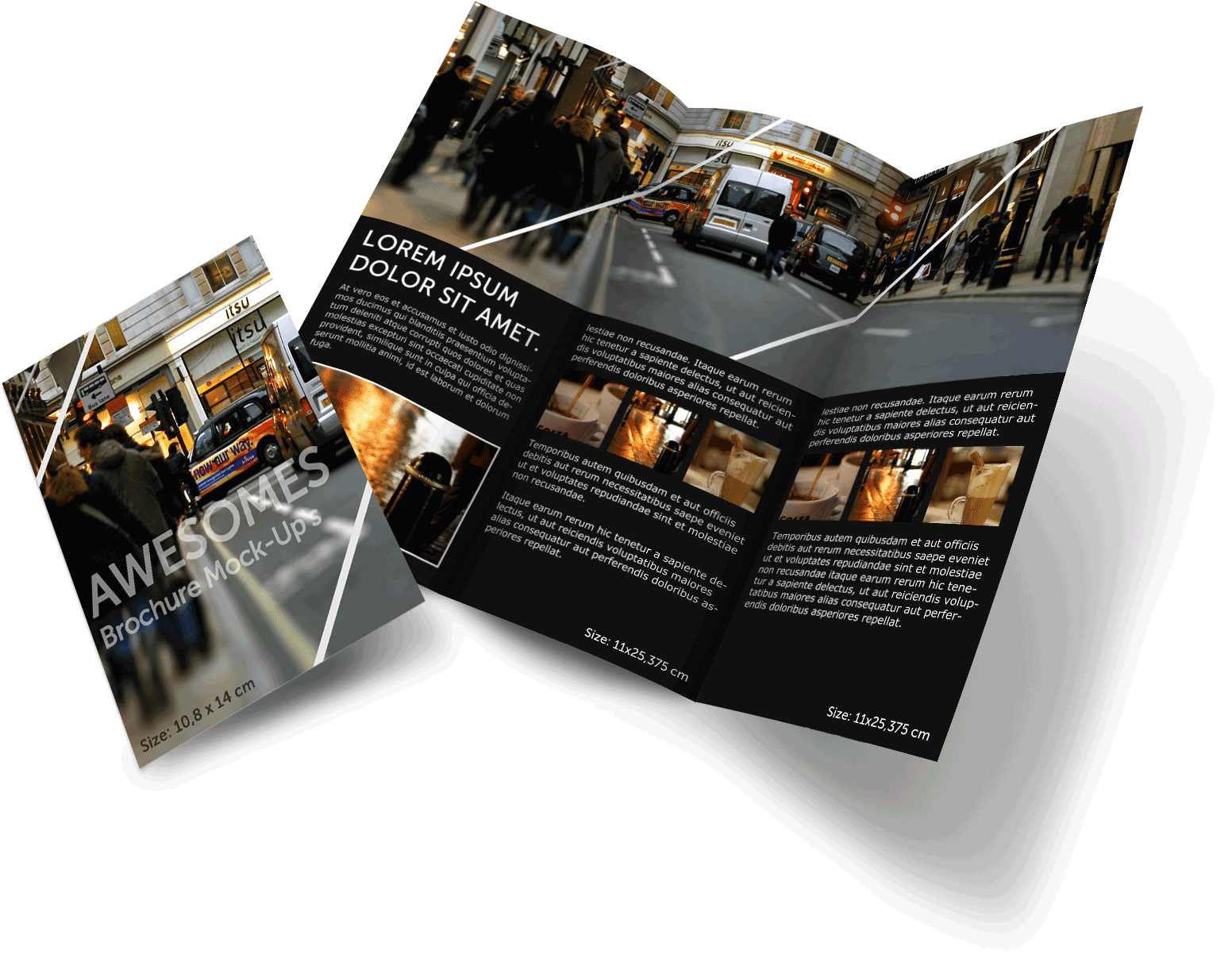 Brochures - Brochure Folded (1920x1280), Png Download