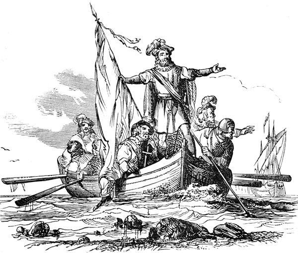 Columbus - Book Of The Colonies (600x510), Png Download