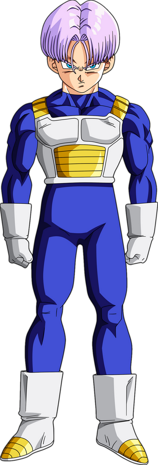 Mirai Trunks Em Dragon Ball Super - Trunks Do Futuro Normal (546x1600), Png Download