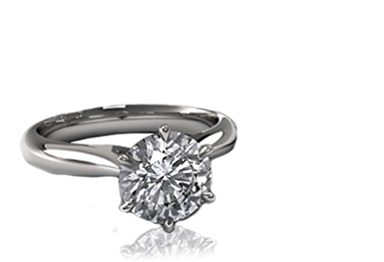 Solitaire Ladies Diamond Ring Pink Diamonds - Engagement Ring (800x500), Png Download