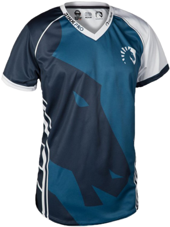 Team Liquid Men's 2017 Esports Player Jersey ( Dark (600x600), Png Download