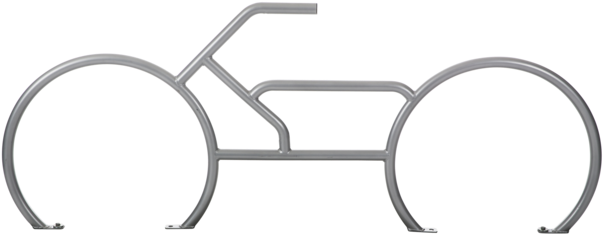 Jamestown Bike Racks - Bench (630x347), Png Download