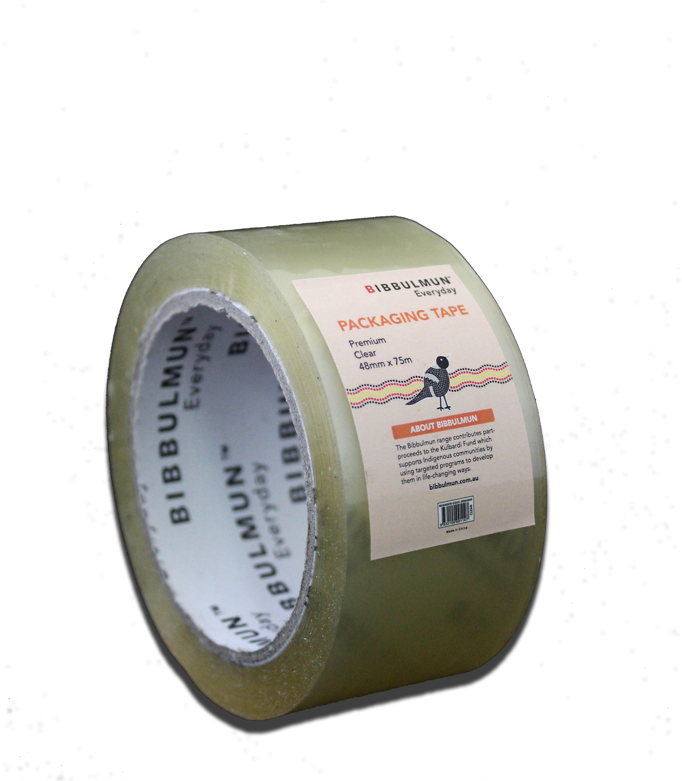 Packaging Tape Premium Clear 48mm X 75m - Label (2000x1564), Png Download