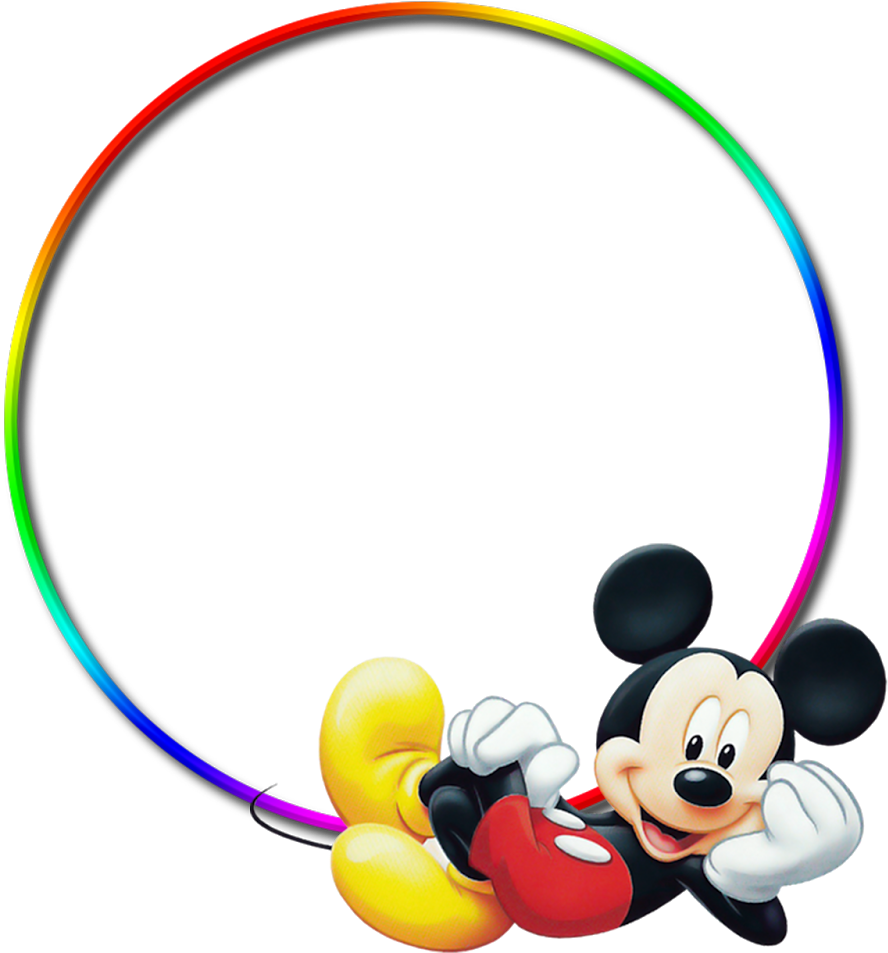 Mickey Baby Png Download - Frame Mickey Mouse Png (1600x1051), Png Download