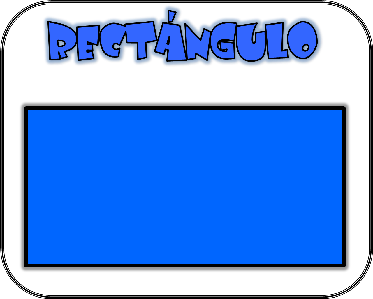 El Rectángulo - Carteles De Figuras Geometricas (1281x1038), Png Download