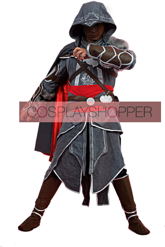 Revelations Ezio Auditore Da Firenze Cosplay Costume - Assassin's Creed Revelations Ezio Costume (363x548), Png Download