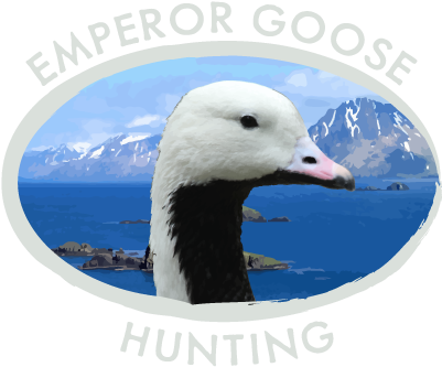 Emperor Goose Hunting Logo - Snow Goose (400x359), Png Download