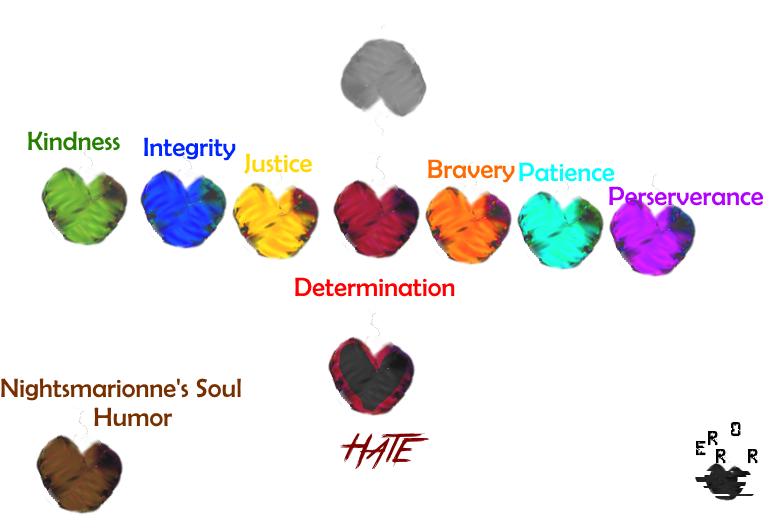 Nightmare Souls By Nightsmarionne Undertale Souls, - Soul (800x600), Png Download