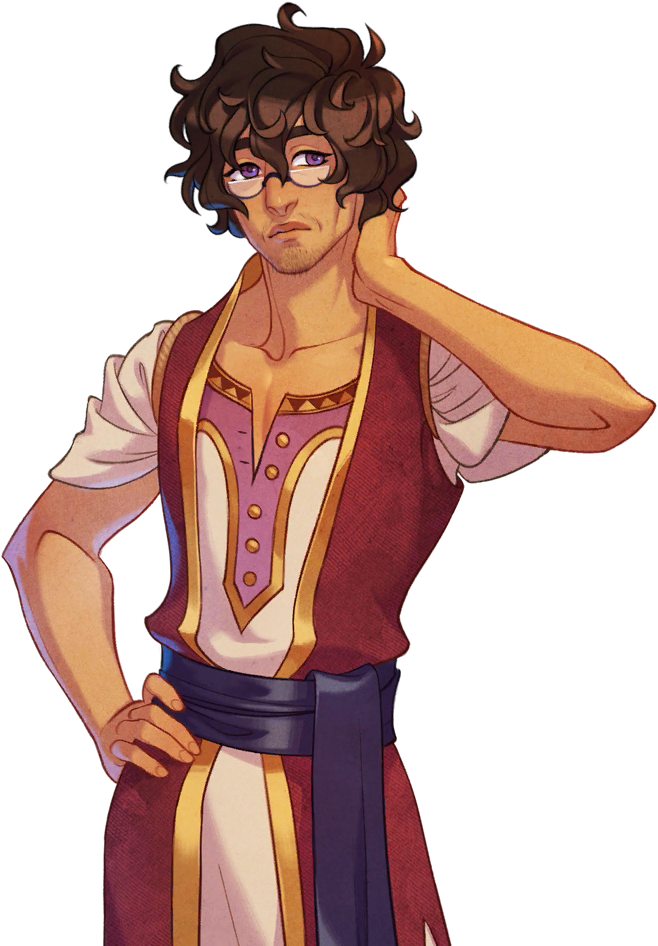 Asra's Dad Sprite - Wiki (664x949), Png Download