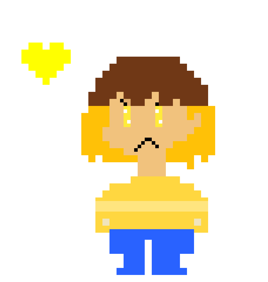 Justice Soul From Undertale - Undertale Frisk (1200x1200), Png Download