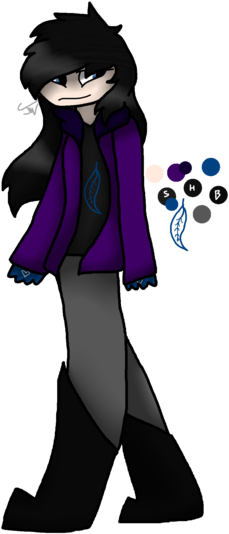 Name Indigo [unavailable] Nickname Indi Gender Female - Cartoon (393x550), Png Download