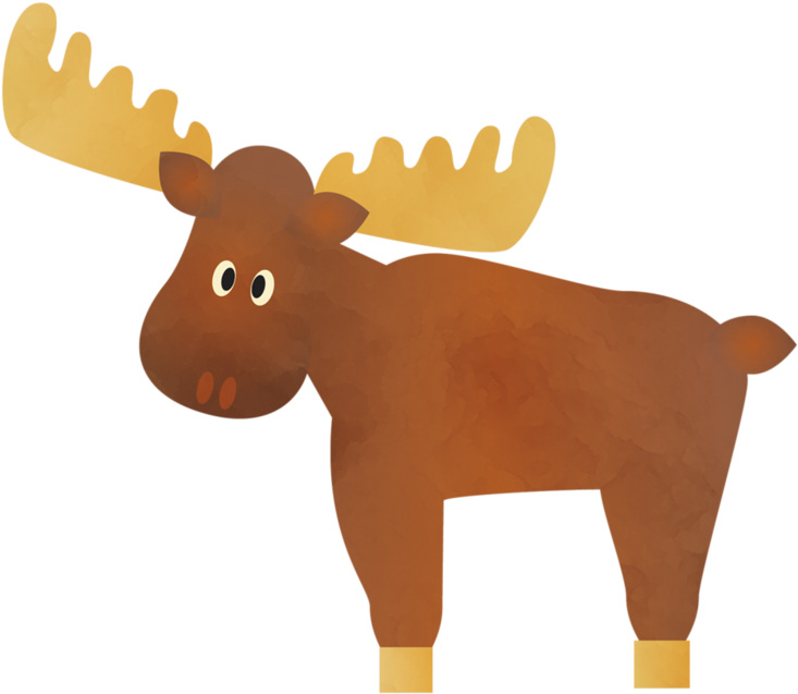Moose (800x691), Png Download