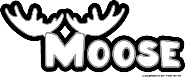 Free Moose Clipart (601x250), Png Download