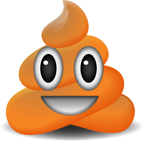Vector Download Poop Stroops Poopemoji - Poop Emoji Clipart (500x500), Png Download