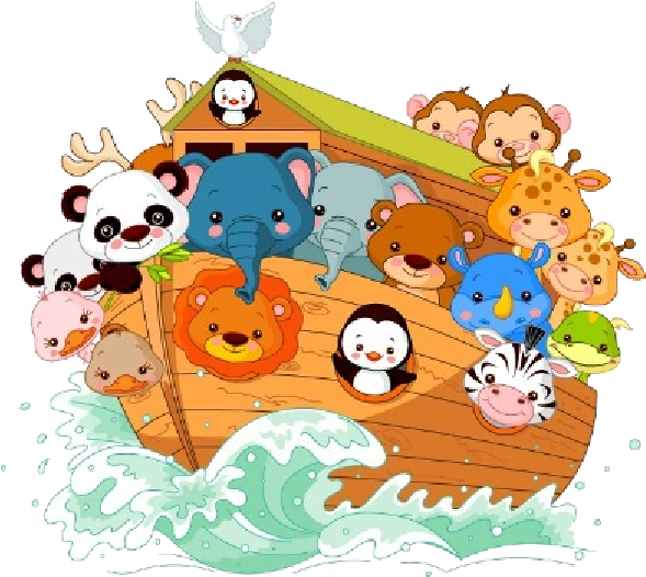 Noah S Ark Child Nursery Pictures Are - Noah's Ark Cartoon (600x600), Png Download