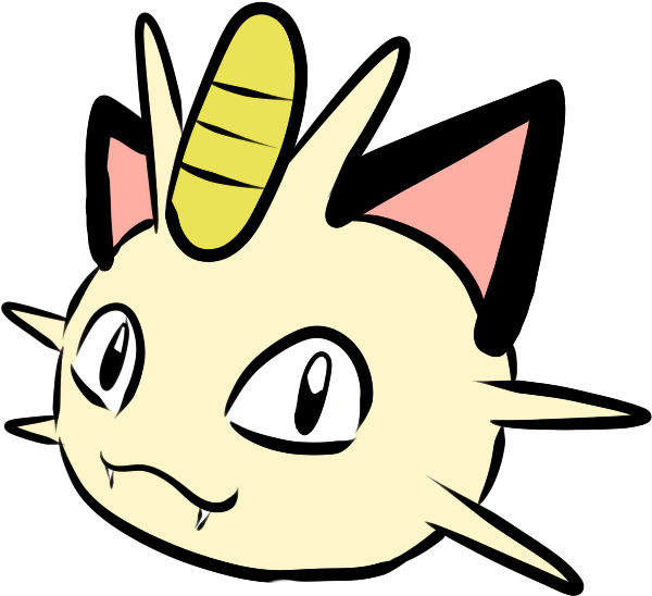 Meah Cartoon Download HD Meowth - Cartoon Transparent PNG Image - NicePNG.com