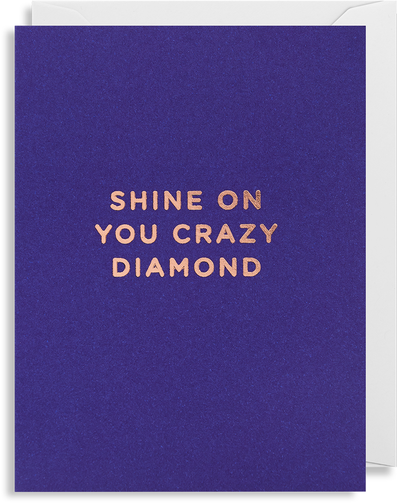 Shine On You Crazy Diamond Mini Card - Shine On You Crazy Diamond (1400x1499), Png Download