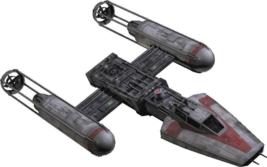 Rebel Fighter Spotlight News - Rebel Star Wars Y Wing (1024x768), Png Download