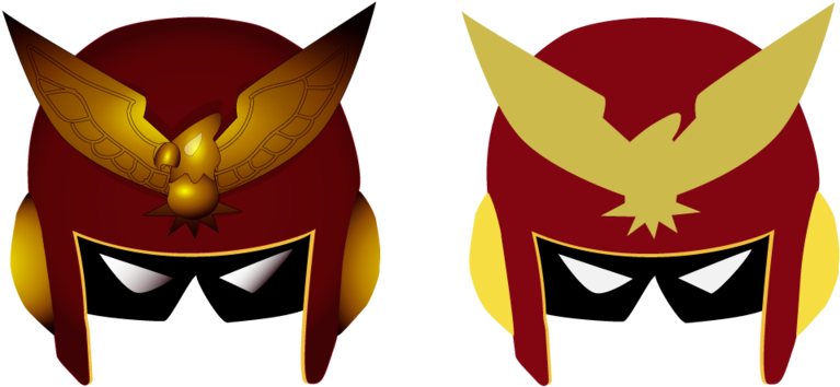Captain Falcon Helmet Png (800x397), Png Download