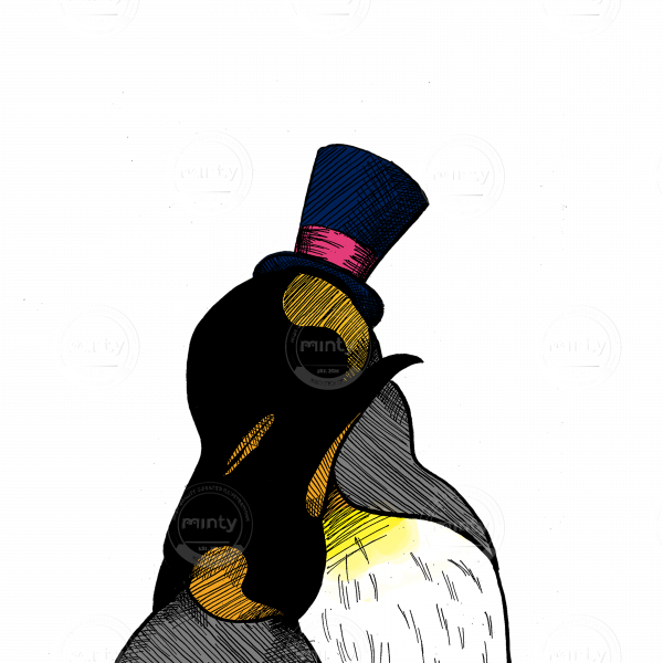 Penguins Wedding - Penguin (600x600), Png Download