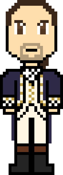 Alexander Hamilton - Jean-paul Rouve (220x610), Png Download