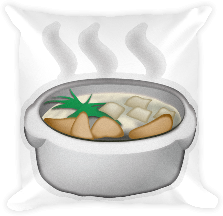 Pot Of Food - Emoji (1000x1000), Png Download