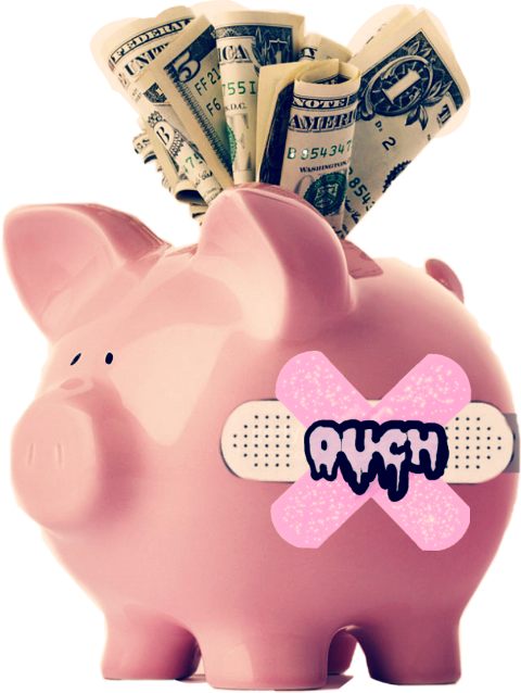 Piggy Bank Money Png (480x638), Png Download