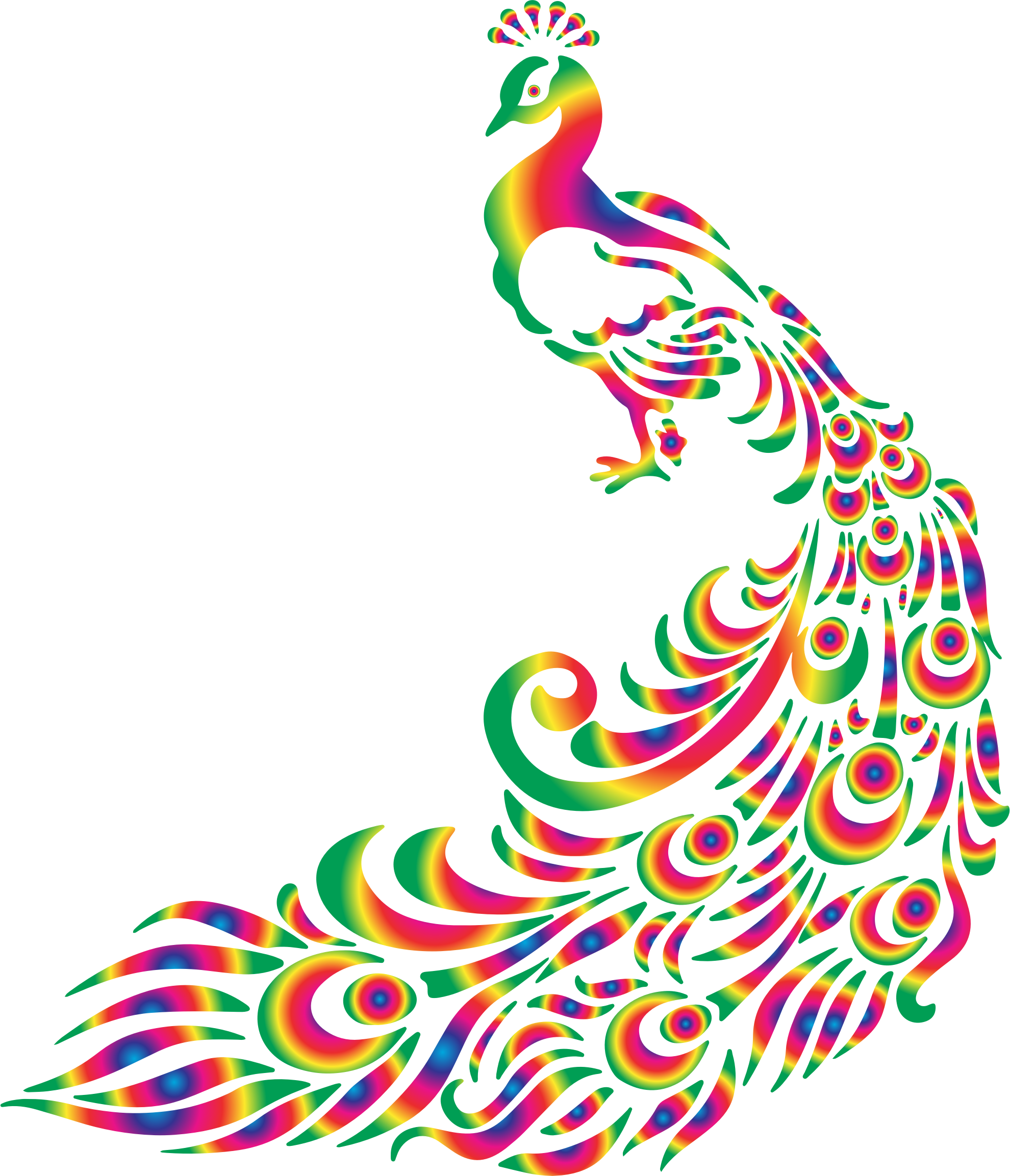 Peacock Svg (1980x2306), Png Download