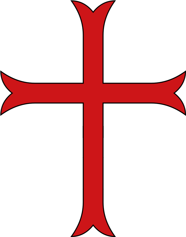Templar Cross - Орден Рыцарей (800x771), Png Download