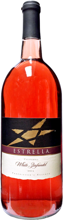 Estrella White Zinfandel - Estrella Chardonnay, California (vintage Varies) - (450x800), Png Download