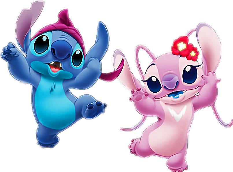Report Abuse - Stitch And Girl Stitch (806x596), Png Download