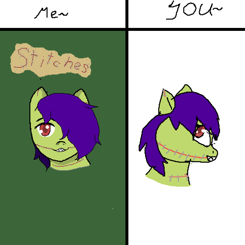 Stiches-my Turn - Cartoon (1000x1000), Png Download