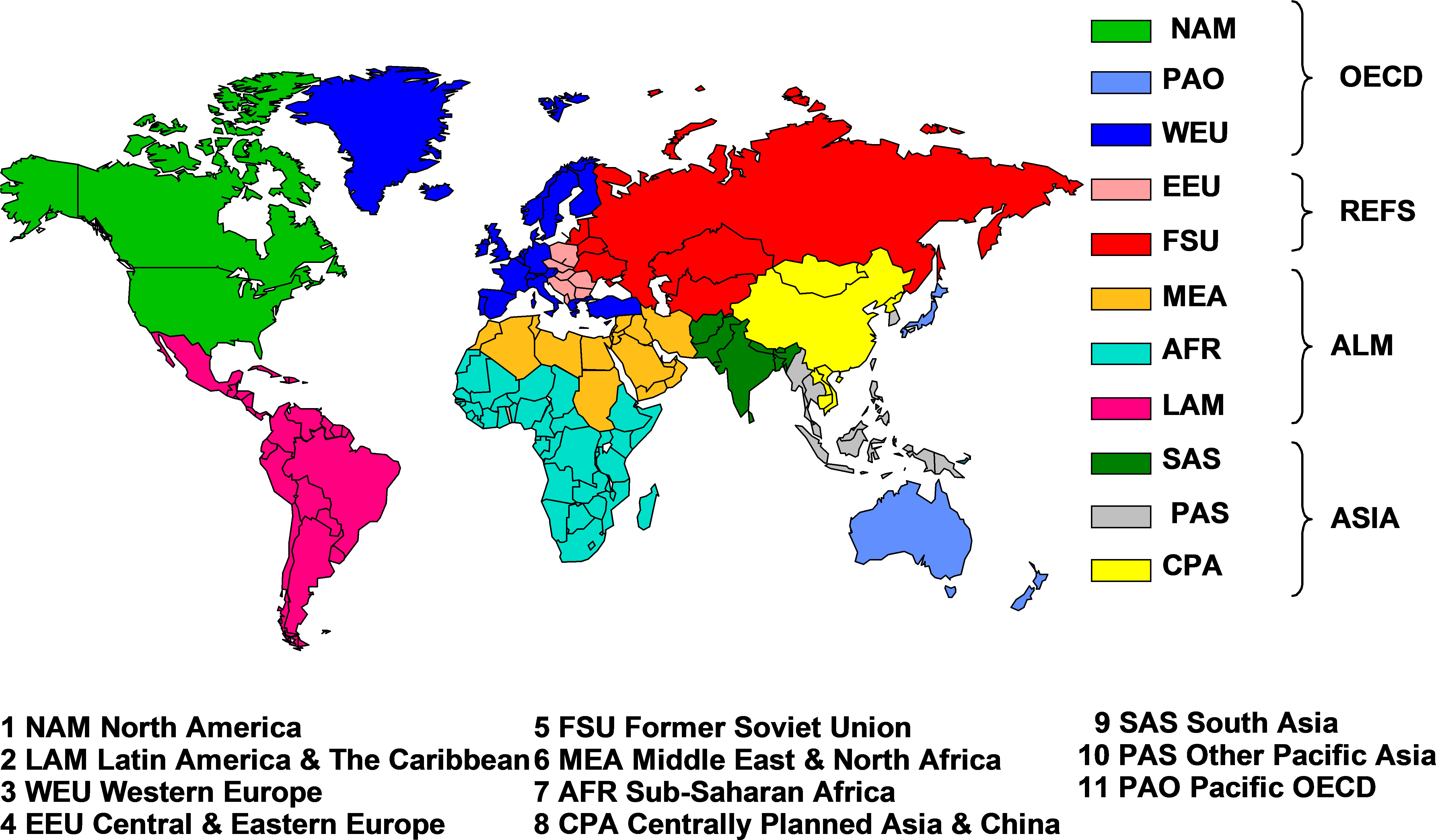 Images/message Regions - World Map (5051x3247), Png Download