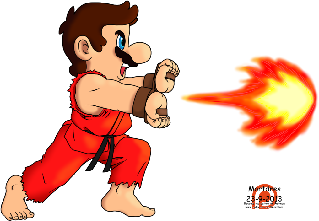 Mario Fireball Png - Mario Fireball (1024x714), Png Download
