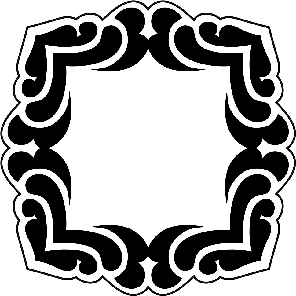 Decorative Frame - Clip Art (1000x1000), Png Download